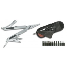 Folding Fishing Tool and 12-Piece Bit Set
