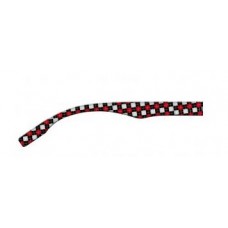 Side Style B2 in Checkerboard Plaid Print on white