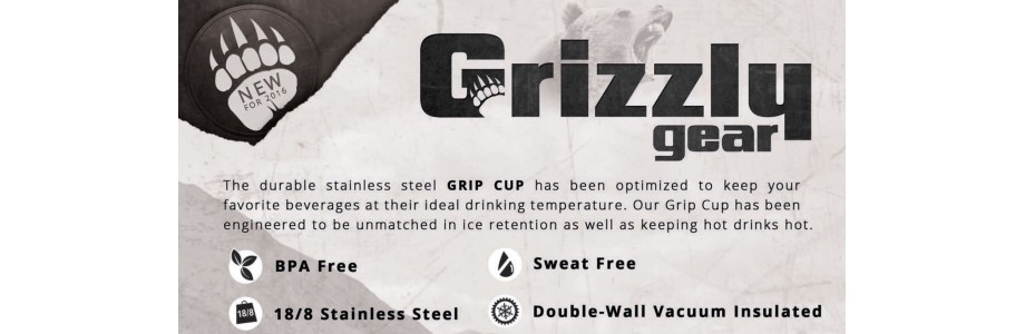 grizzly cooler grip cup
